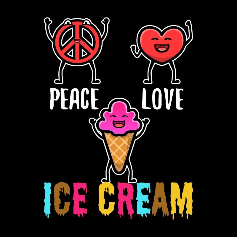 Crème glacée Peace Love