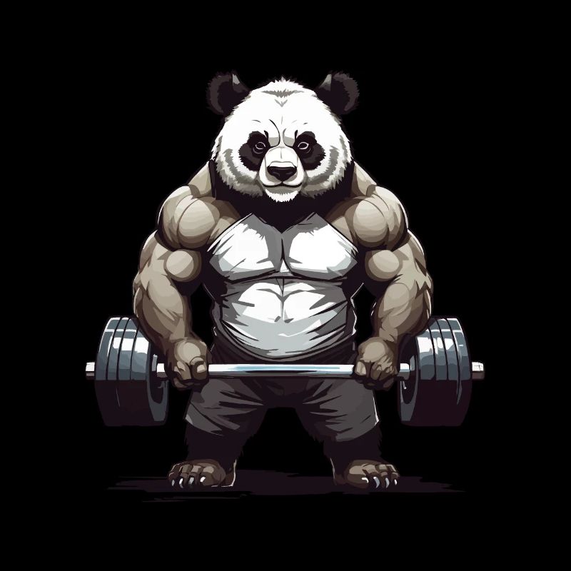 Panda Bodybuilding Powerlifting Design