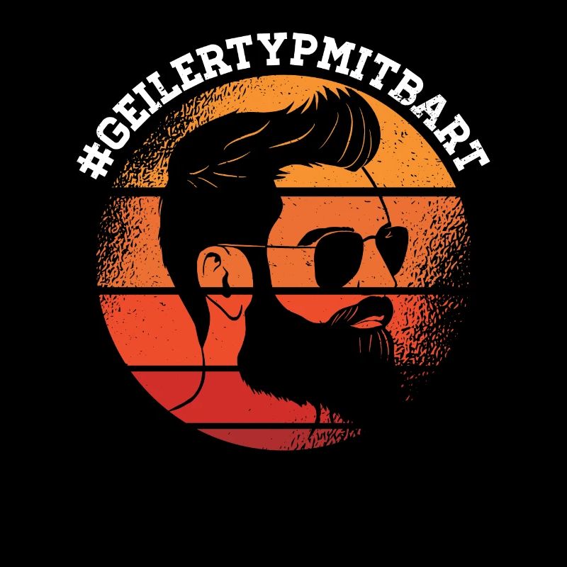 Cool Bearded Guy Drôle Thé