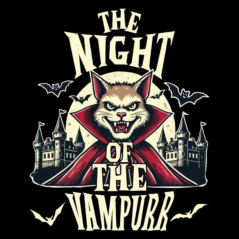 Die Nacht Der Vampir Katze Mystik