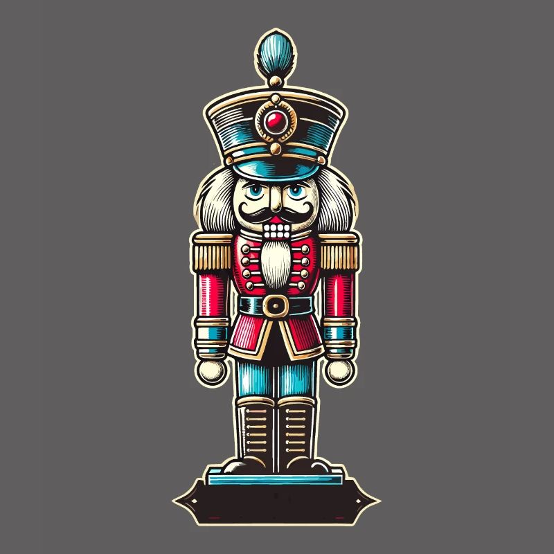 Christmas Nutcracker Retro Style