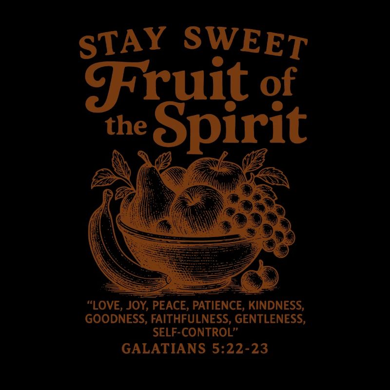Fruit de l’ Conception de versets bibliques