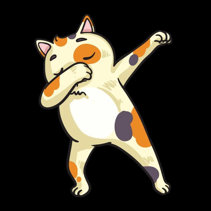 Dabbing Cat Lover Dance Funny Gift