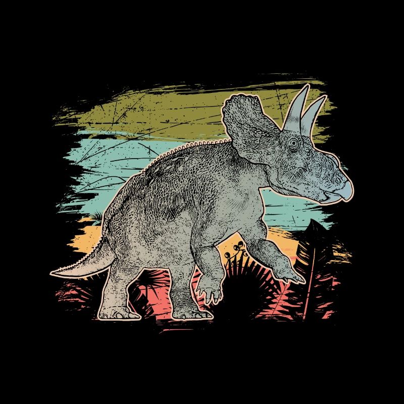 Dicératops herbivore dinosaure dino amour