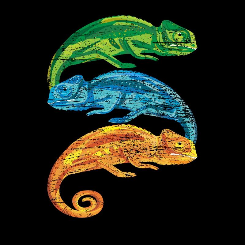 Caméléon rétro