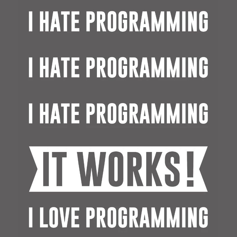 Programmierer - I HATE PROGRAMMING