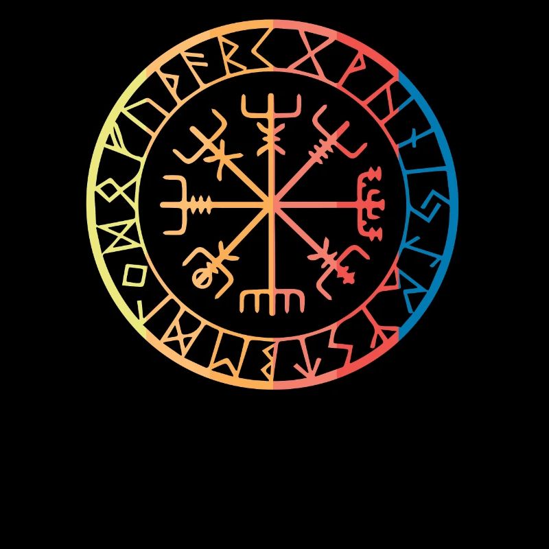 Vegvisir Runen Viking, Celtic, Symbol