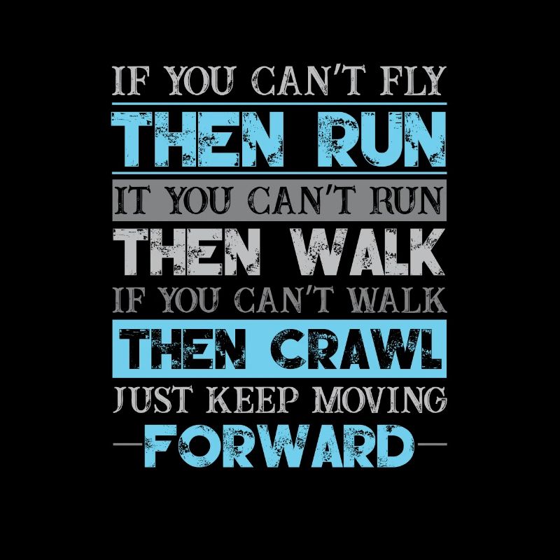 KEEP MOVING FORWARD Geschenk für Motivation