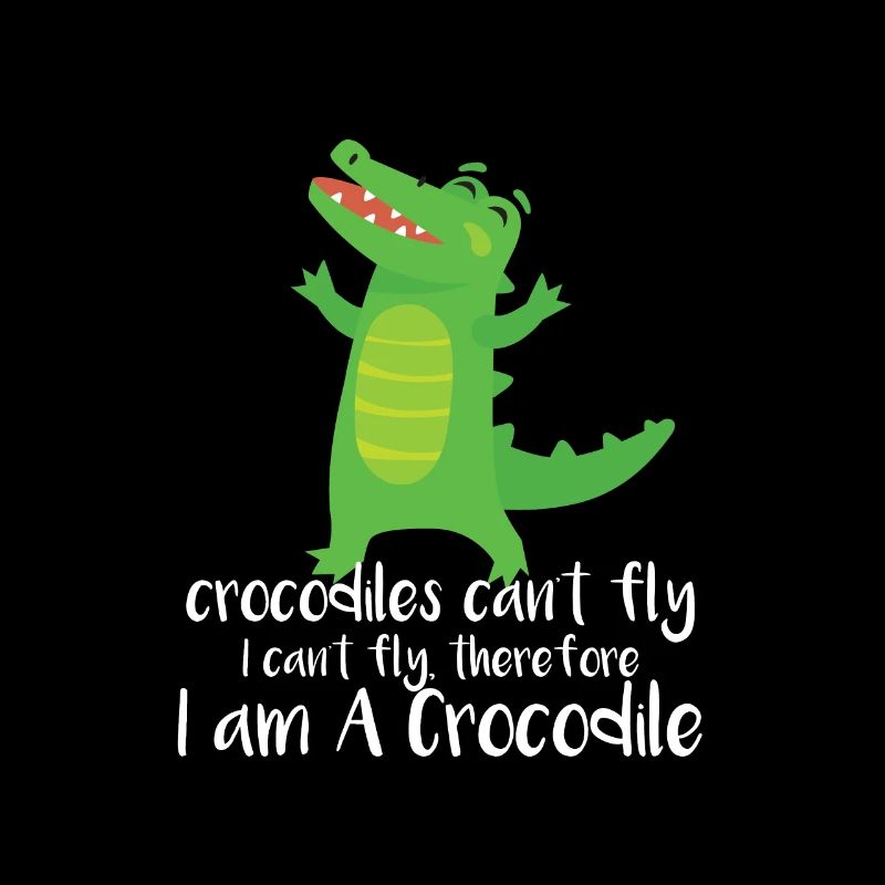 crocodiles can't fly