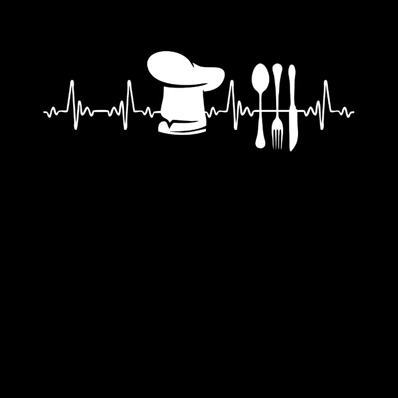 Cooking Heartbeat Culinary Kitchen Guru Chef Hat C