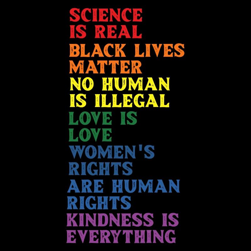 Science Is Real LGBTQ Rights Rainbow Pride Empower