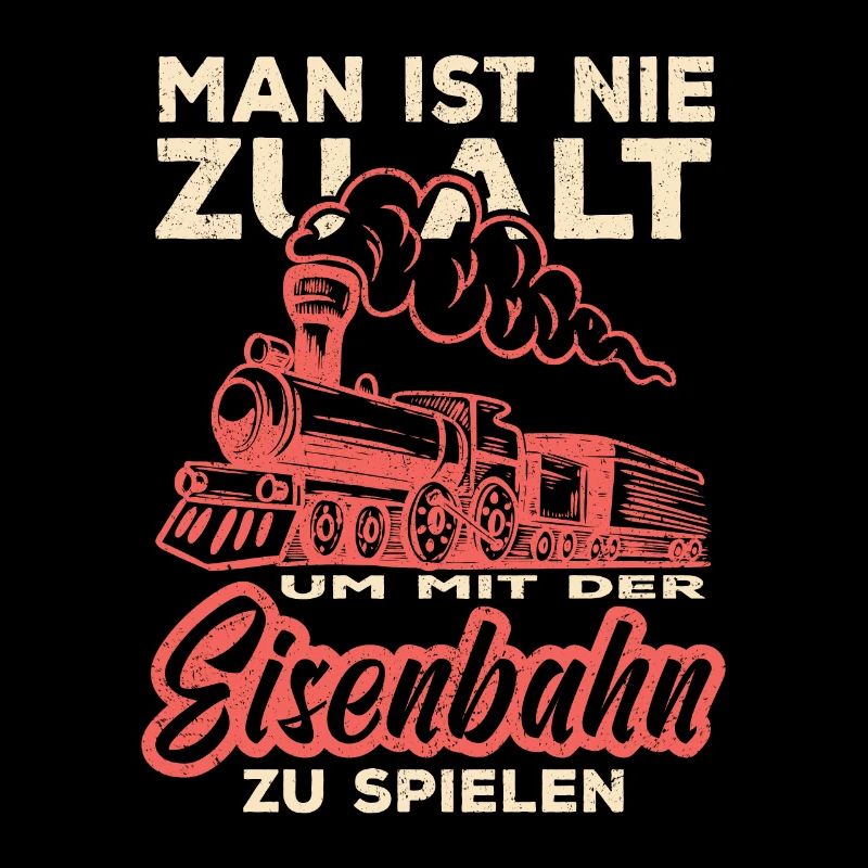 Modelbahn Man ist nie zu alt um mit der Eisenbahn