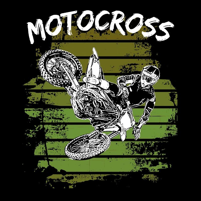 Motocross Design Enduro / Geschenkidee / MX Retro