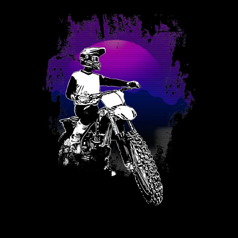 Motocross Design Enduro / Geschenkidee / MX Retro