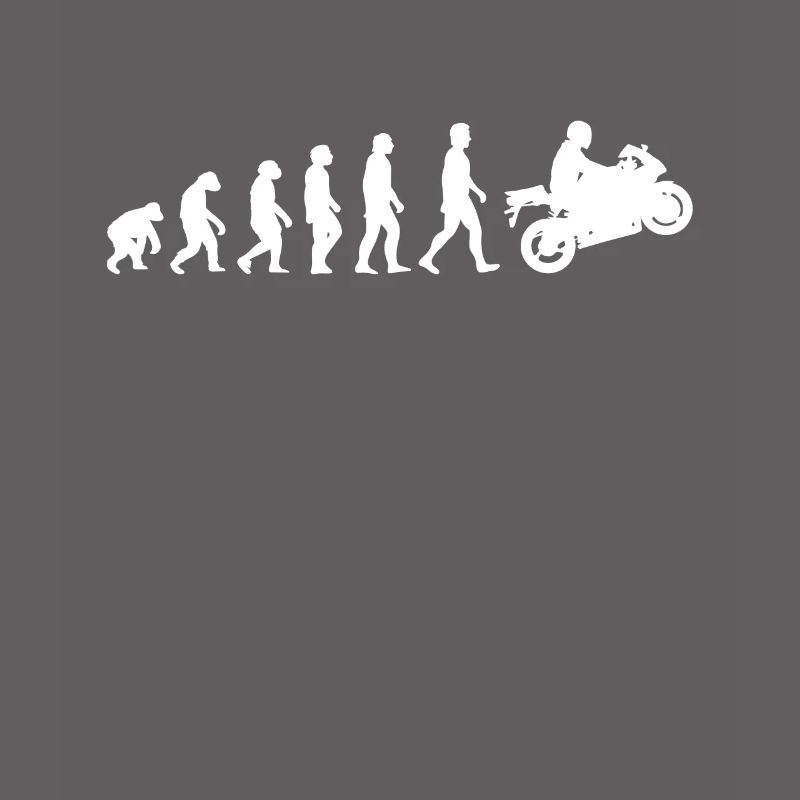 Motorradfahrer Evolution Motorrad Biker Geschenk