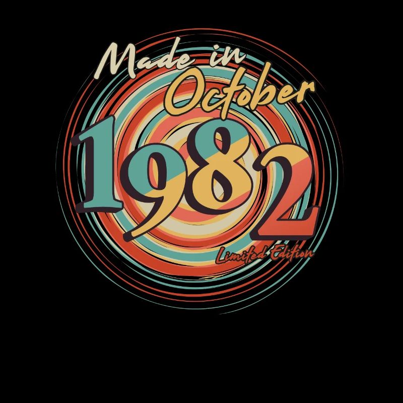 Né en octobre 1982 Retro Limitée