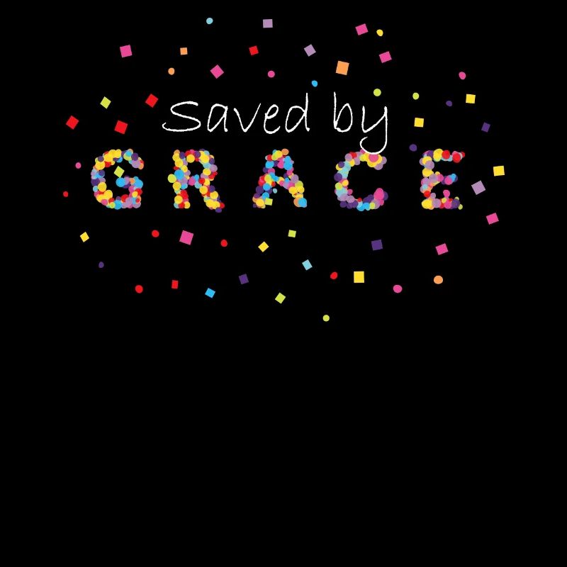 Saved By Grace Jesus Bibel Christlicher Spruch