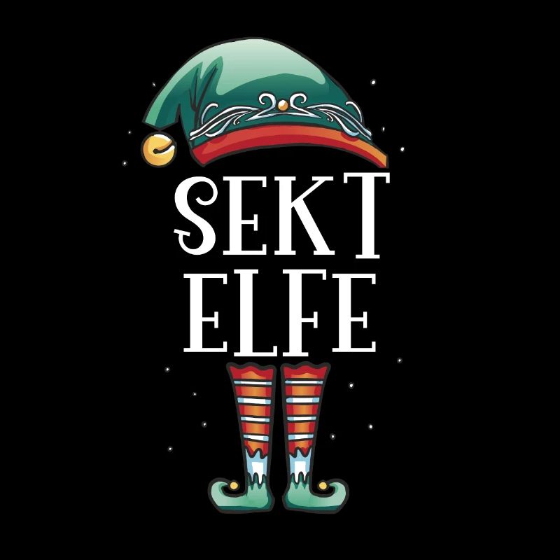Weihnachten Partnerkostüm Sekt Elf Elfe Elfen