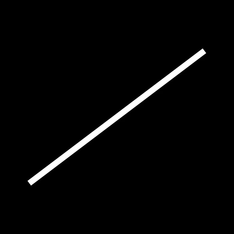 Weisse Linie Diagonal