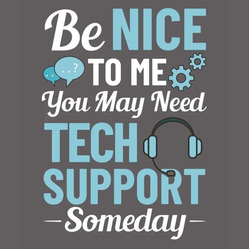 Tech Support IT Technischer Hilfe Helpdesk