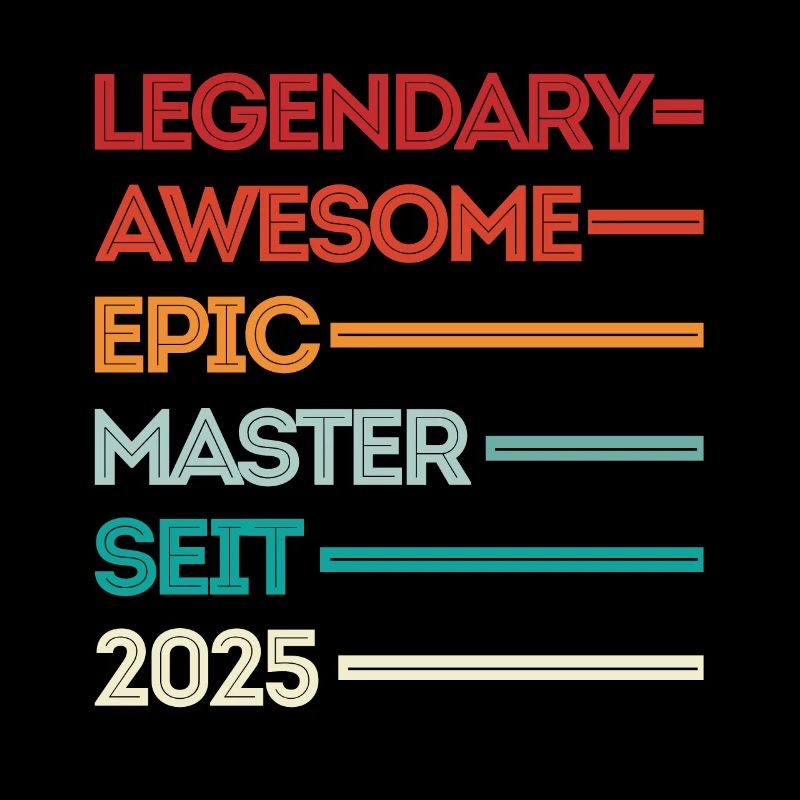 Master 2025 Abschluss Geschenk Studium Absolvent