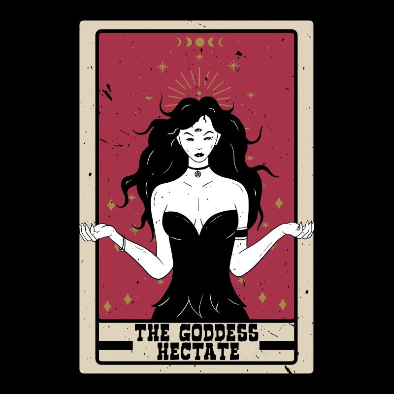 La déesse Hectate Tarot Carte De Bonne Aventure