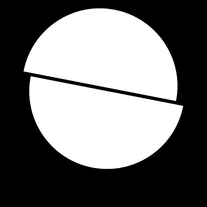Demi-cercles blancs Design