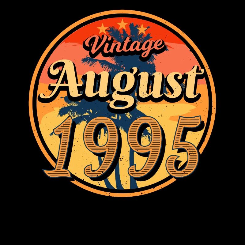 1995 Août Anniversaire Salutations