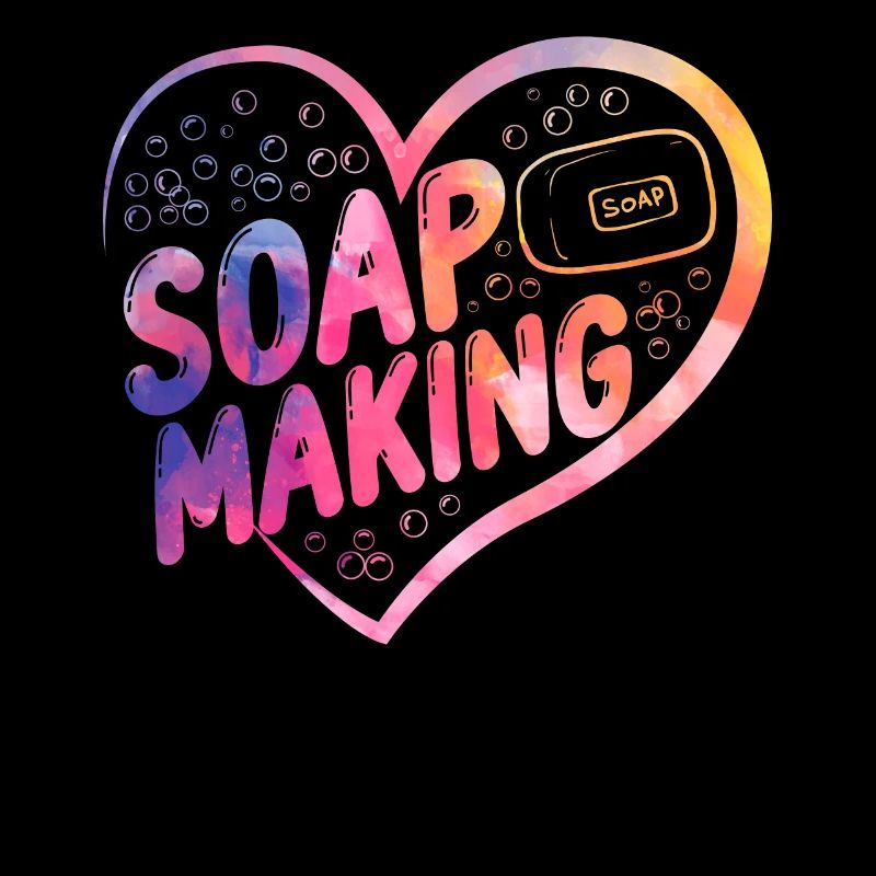 Soap Making Crafting Heart