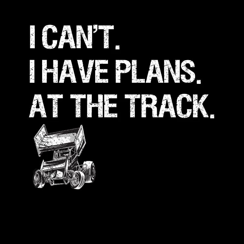 Sprint Car Racing Spruch