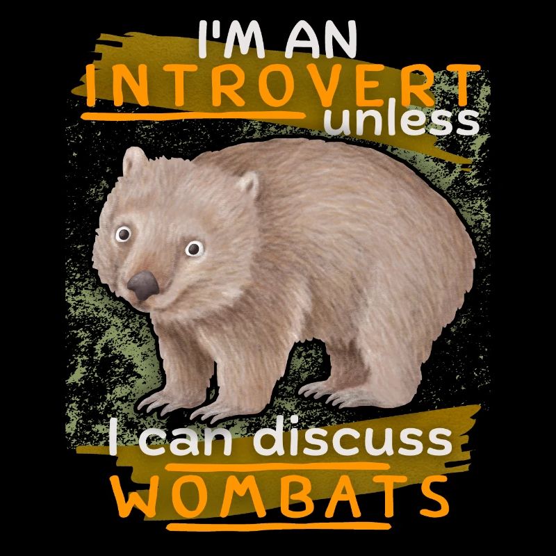 Wombat-Spruch lustiger Spruch Wombat-Liebe