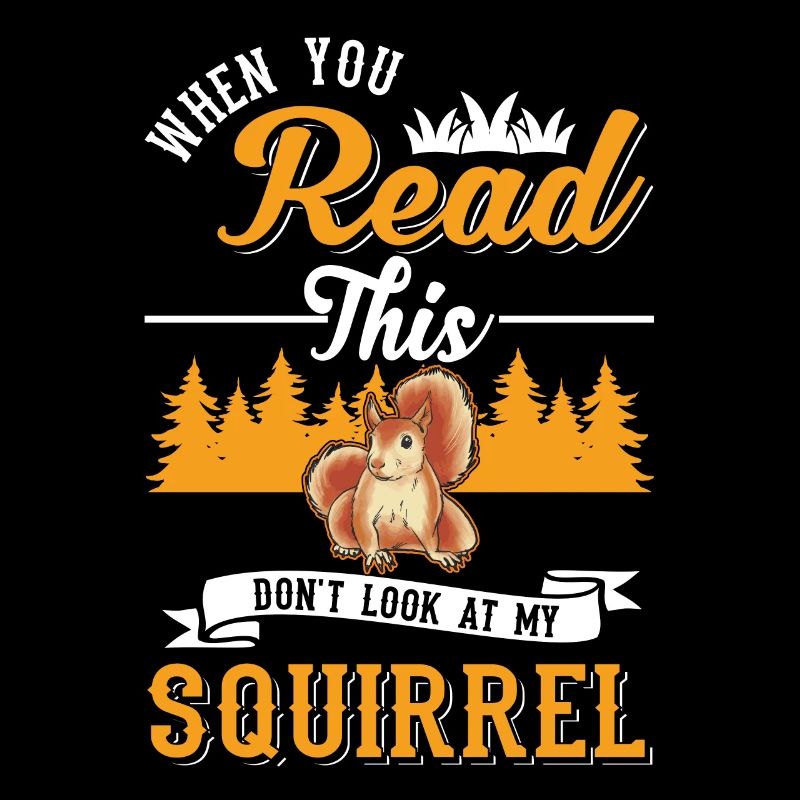 Eichhörnchen Geschenk Grauhörnchen Squirrel