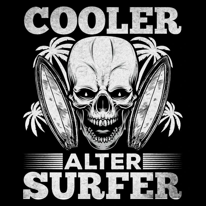 Surfing Cool Old Surfer