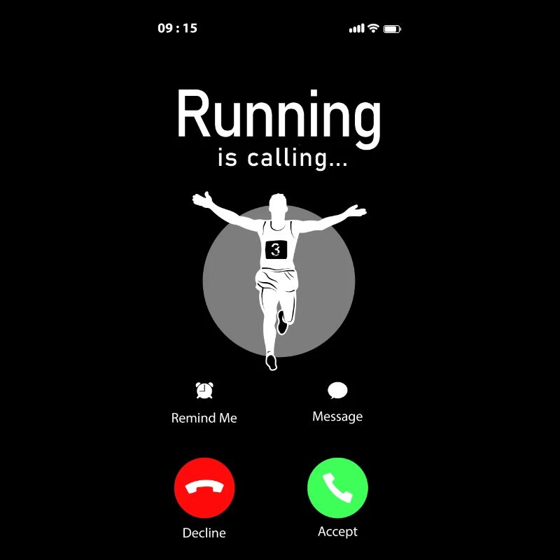 Running Runner Half Marathon Téléphone
