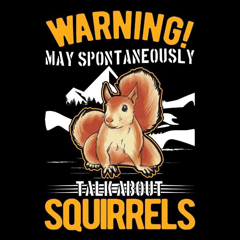 Warning Squirrel Grey Squirrel