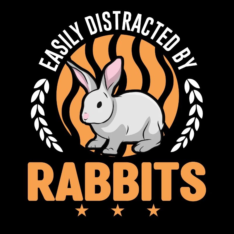 Facilement distrait par Rabbits Rabbit Rabbit