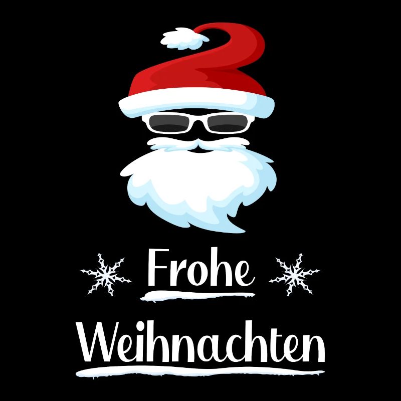 Weihnachtsmann Nikolaus mit Sonnenbrille