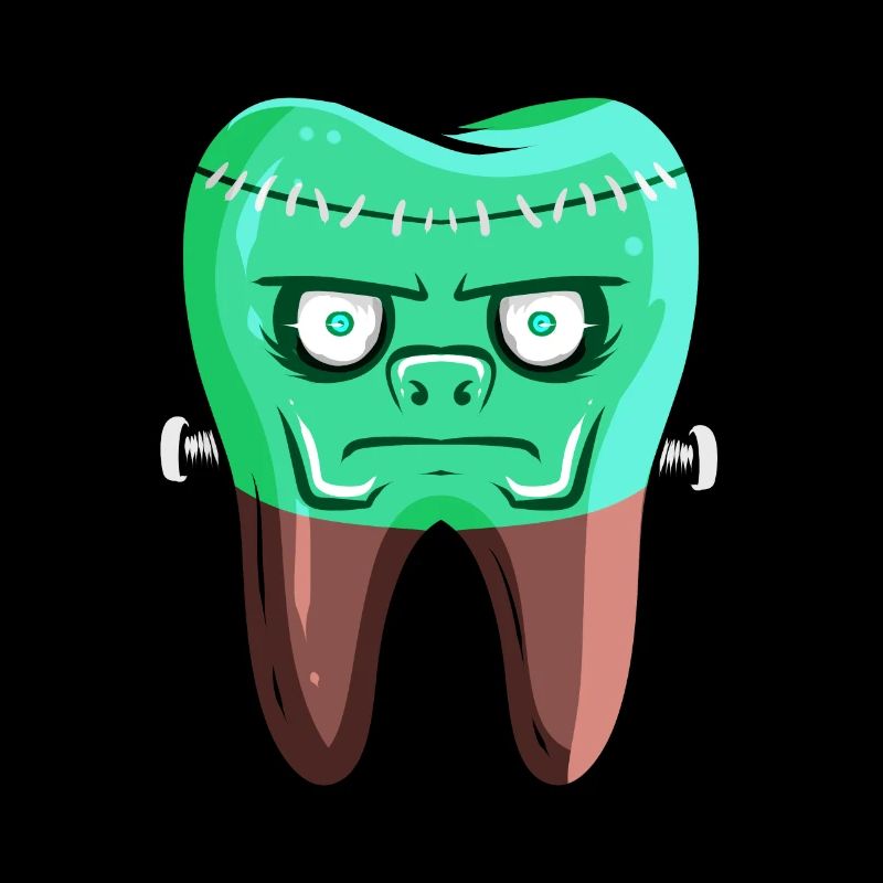 Dent pour dentiste à Halloween