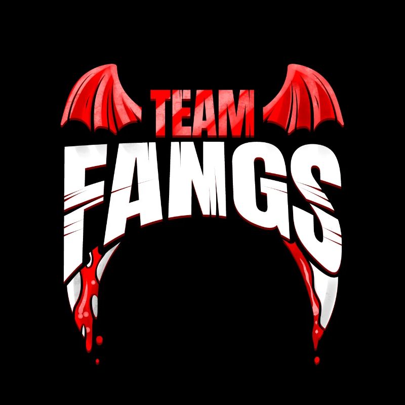 Team Fangs Vampire Horde Halloween