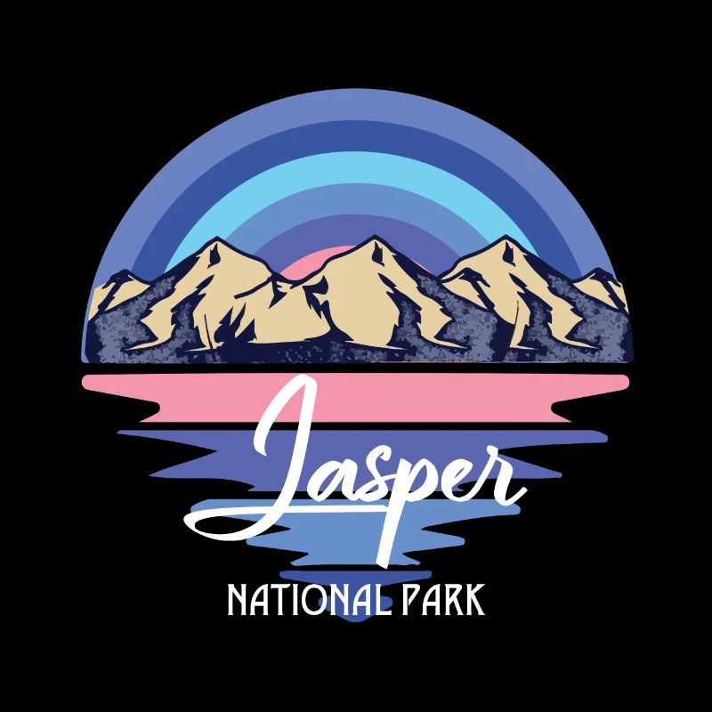 Jasper Canada National Park Icefields Waterfall