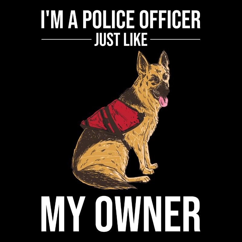Polizeibeamter Polizeihund