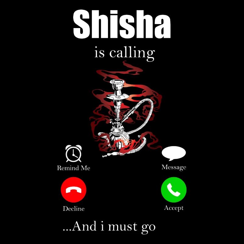 Shisha Tshirt Hommes Pipe à eau pour femmes
