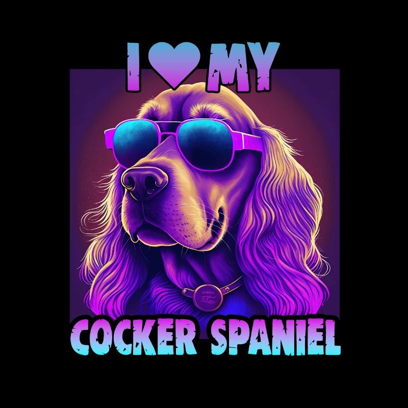 Dog saying Cocker Spaniel for dog lovers