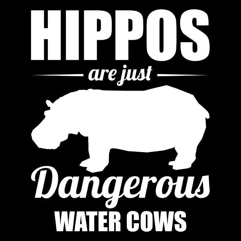 Lustiges Flusspferd Nilpferd