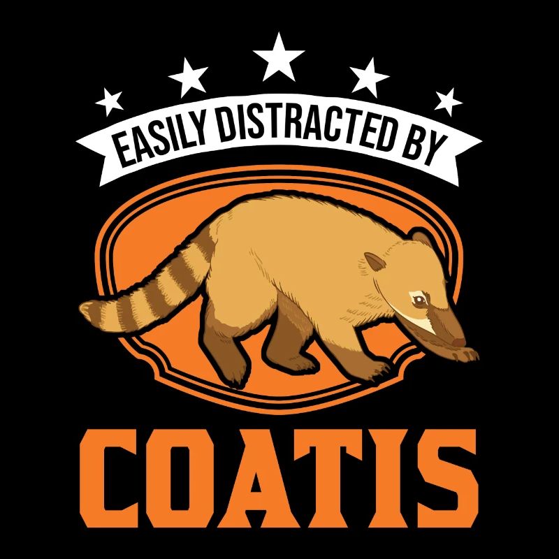 Easily distracted by Coatis coati