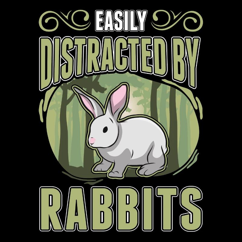 Facilement distrait par Rabbits Rabbit Rabbit