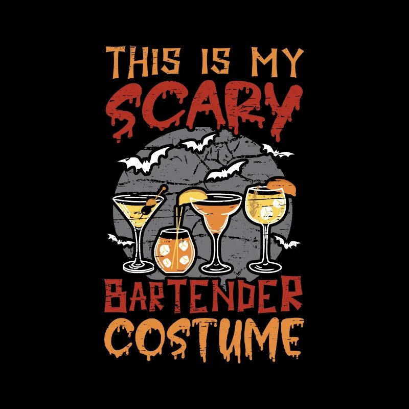 My scary bartender costume for
