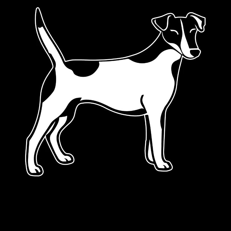 Glatthaar Fox Terrier Silhouette
