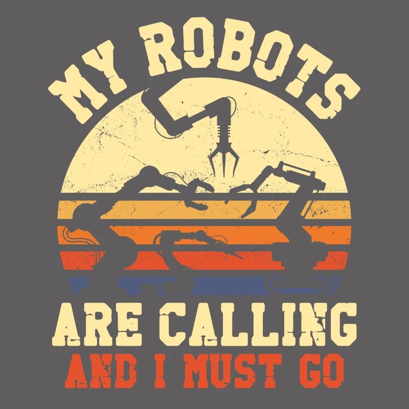 Robot Robotics Engineer Retro