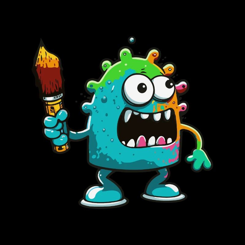 Monster Crash - Cool Blue Monster